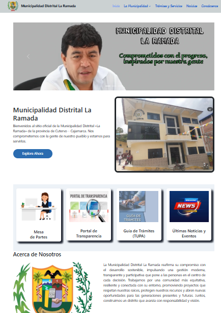 Municipalidad estrena su Portal Web